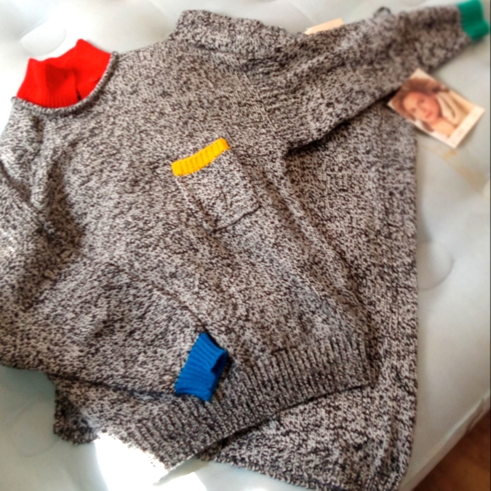 Vintage 1980s sweater and skirt ensemble